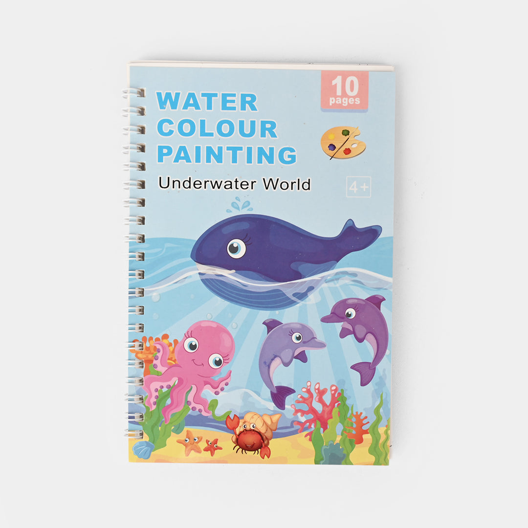 10 Pages Water Coloring Book