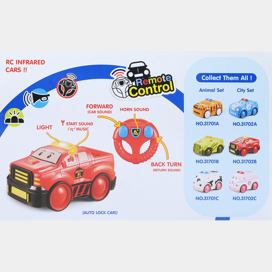 Remote Control Cartoon Car for Kids