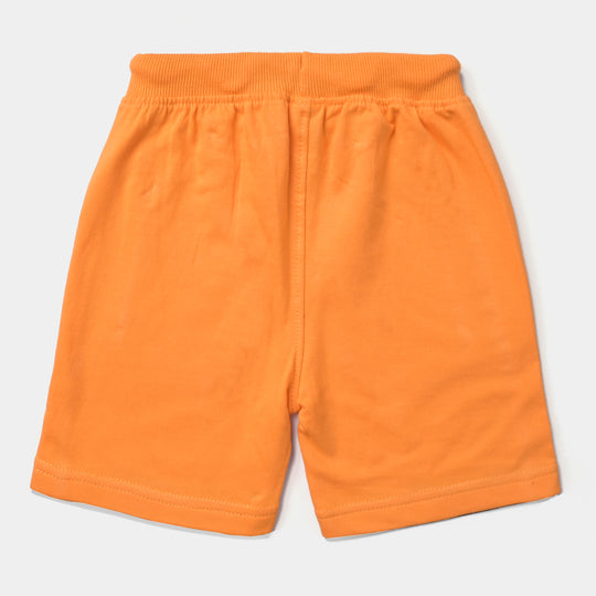 Boys Cotton Terry Jersey Short Skateboarding-B.Marigold