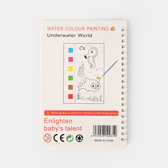 10 Pages Water Coloring Book