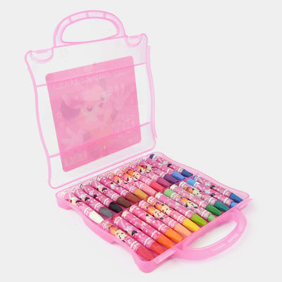 Deli Oil Pastel 24 Colors For Kids