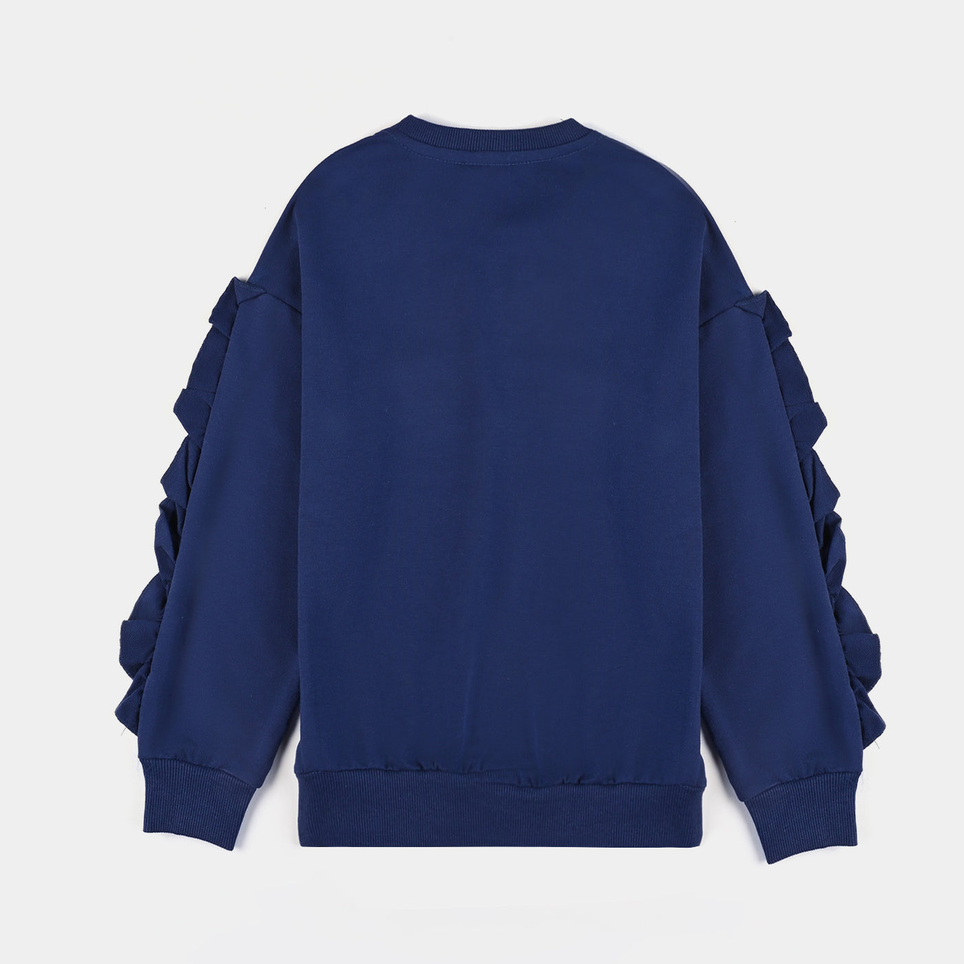 Girls Cotton Terry Sweatshirt Magical-NAVY