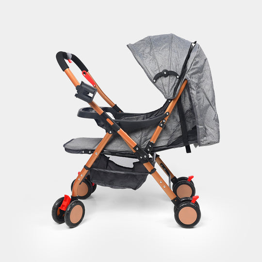 Baby Reversable Handle Stroller | SY198 Grey
