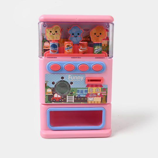 2-in-1 Piggy Bank Vending Machine with Sound Toy for Kids