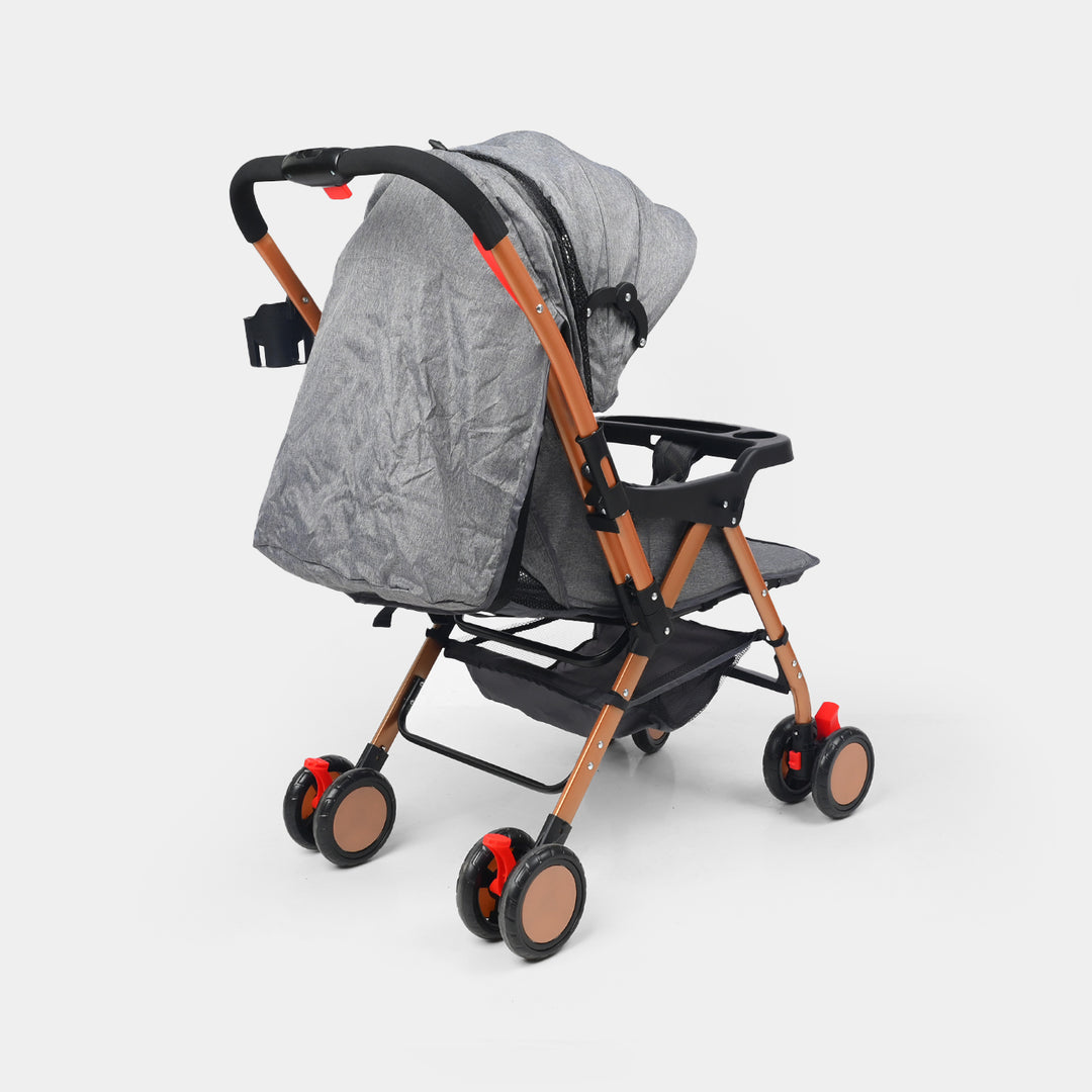 Baby Reversable Handle Stroller | SY198 Grey