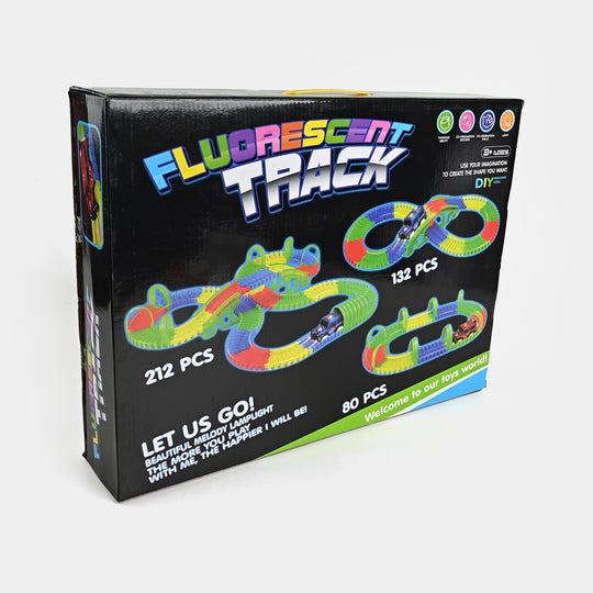 Fluorescent Track Set For Kids