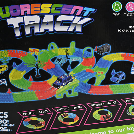 Fluorescent Track Set For Kids