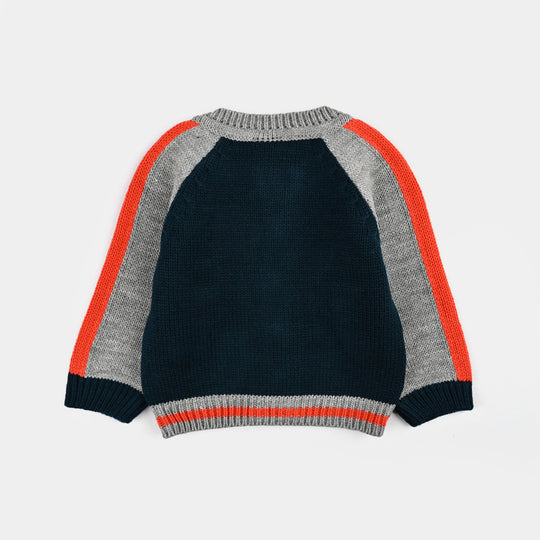 Infant Boys Acrylic Sweater-River Scott-Multi