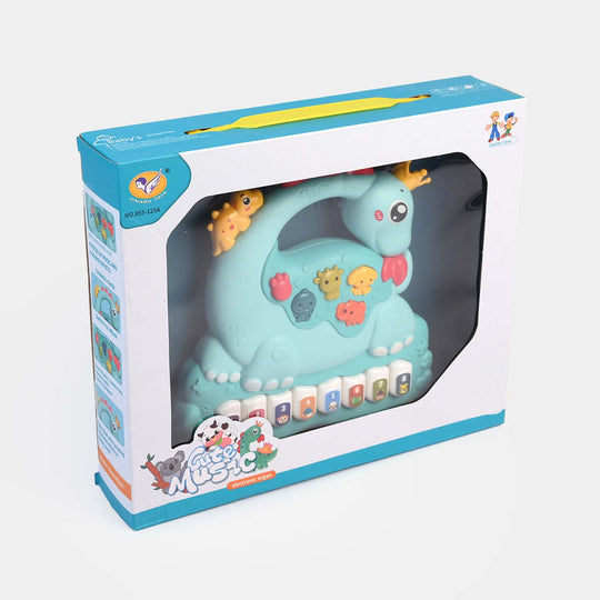 Dinosaur Piano With Light & Music Toys