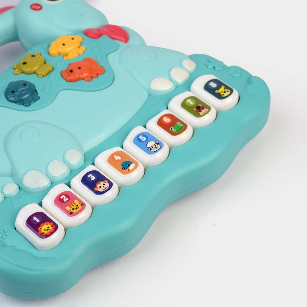 Dinosaur Piano With Light & Music Toys