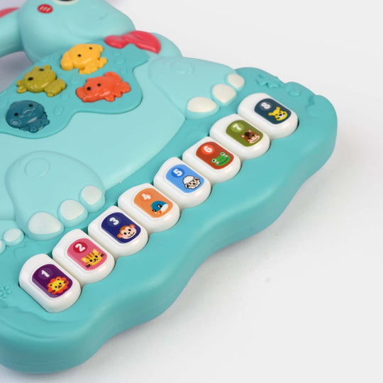 Dinosaur Piano With Light & Music Toys