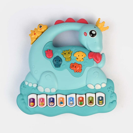Dinosaur Piano With Light & Music Toys