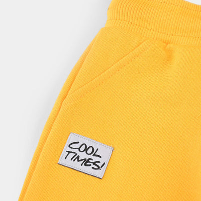 Infant Boys Jersey/Terry Sleeping Pyjamas Cool Times-Citrus