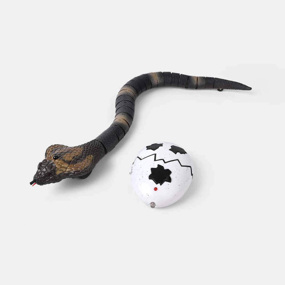 Remote Control Cobra Snake Toy With Egg-Shaped Remote