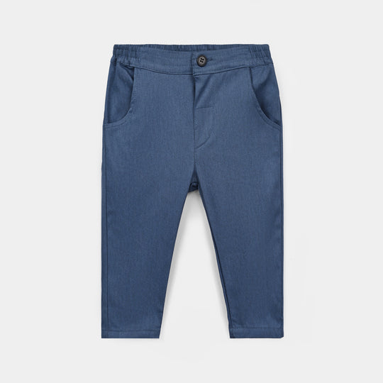 Infant Boys Cotton Interlock 3 - PC 320 - 026- White.Navy