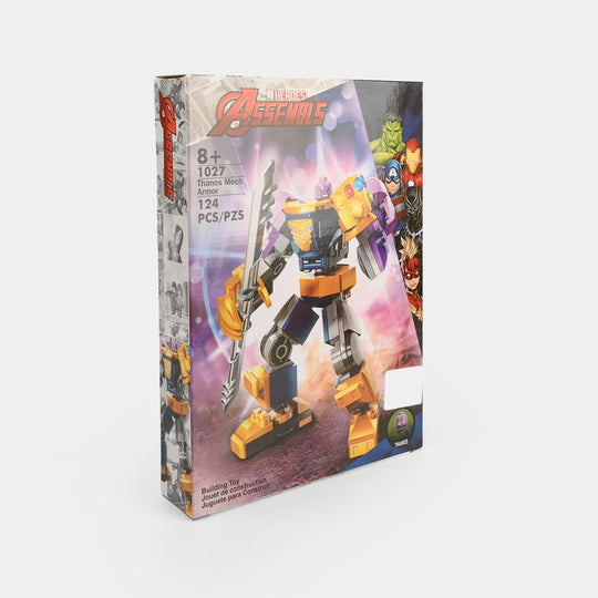 124 Piece Mech Suit Building Block Set