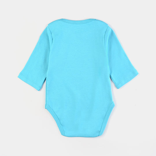 Infant Unisex Cotton Interlock Basic Romper Greatest Khala Ever-Blue