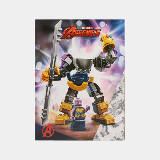 124 Piece Mech Suit Building Block Set