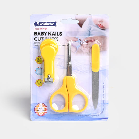 Baby Nail Clipper 3PCs Set | YELLOW