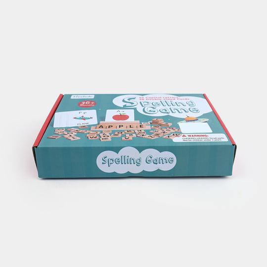 Wooden Spelling Game Set