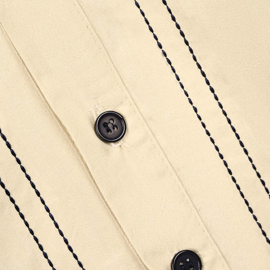 Infant Boys Cotton Interlock Woven Suit 320 - 035- Beg.Navy