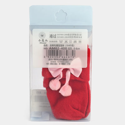 Baby Fancy Socks | Red