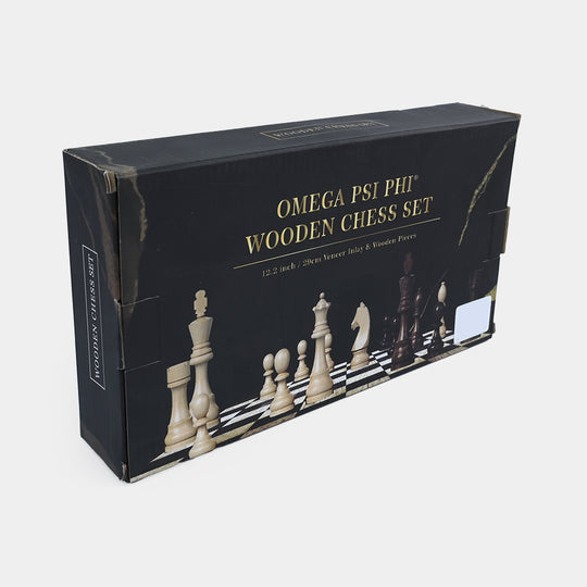 Omega Wooden Foldable Chess Set