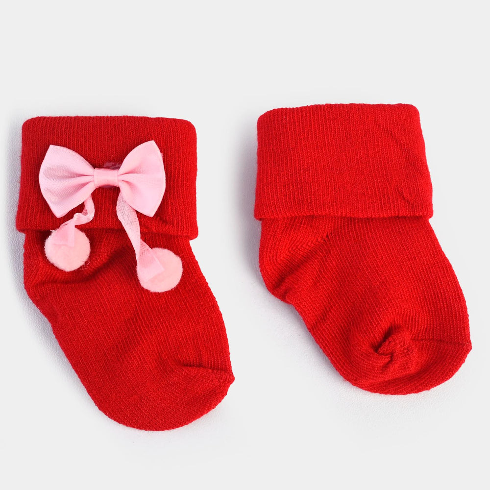 Baby Fancy Socks | Red