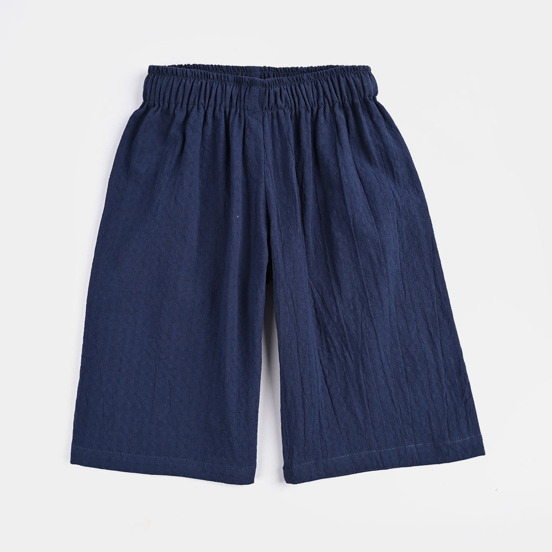 Infant Girls Cotton 2 Pc Suit-Petter Rabbit-NAVY