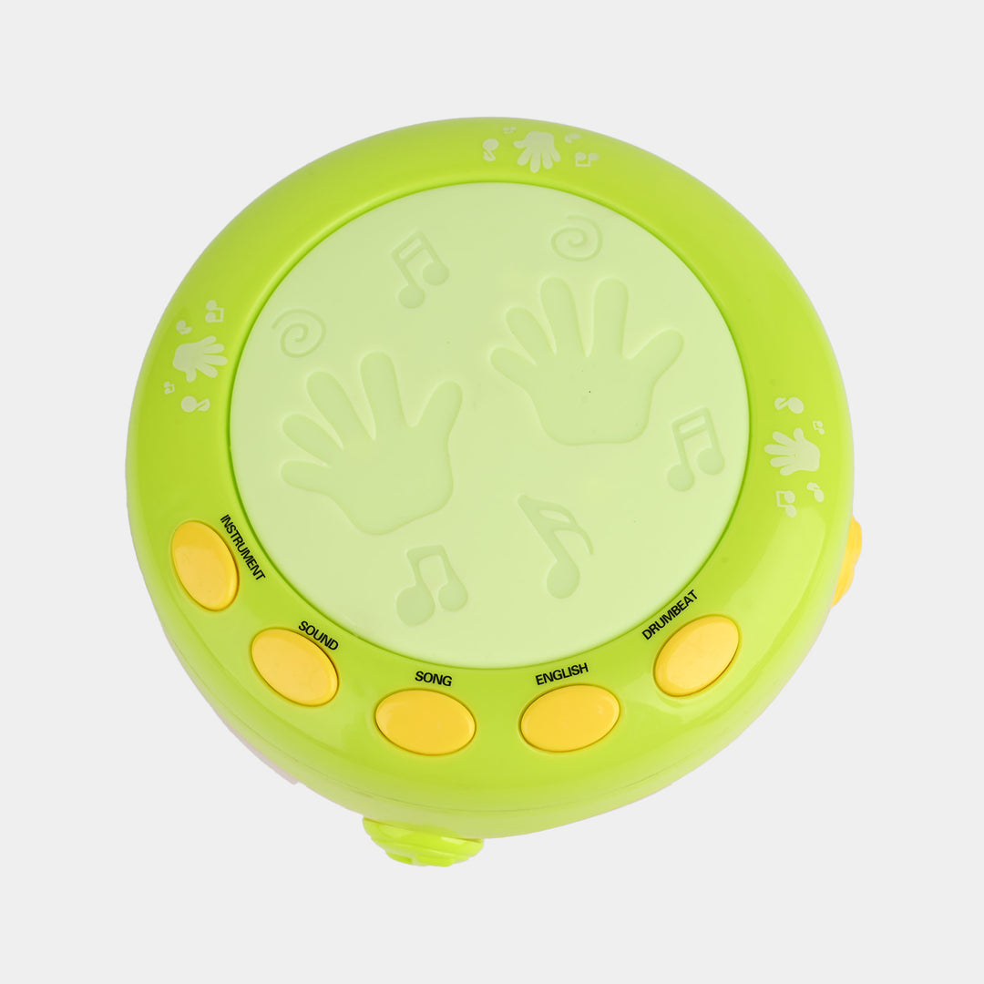Musical Flash Fish Rotating Drum Toy
