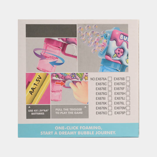 Automatic Electric Bubble Gun Toy