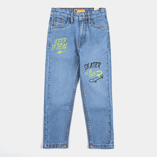 Boys Denim Pant Skater-LIGHT BLUE