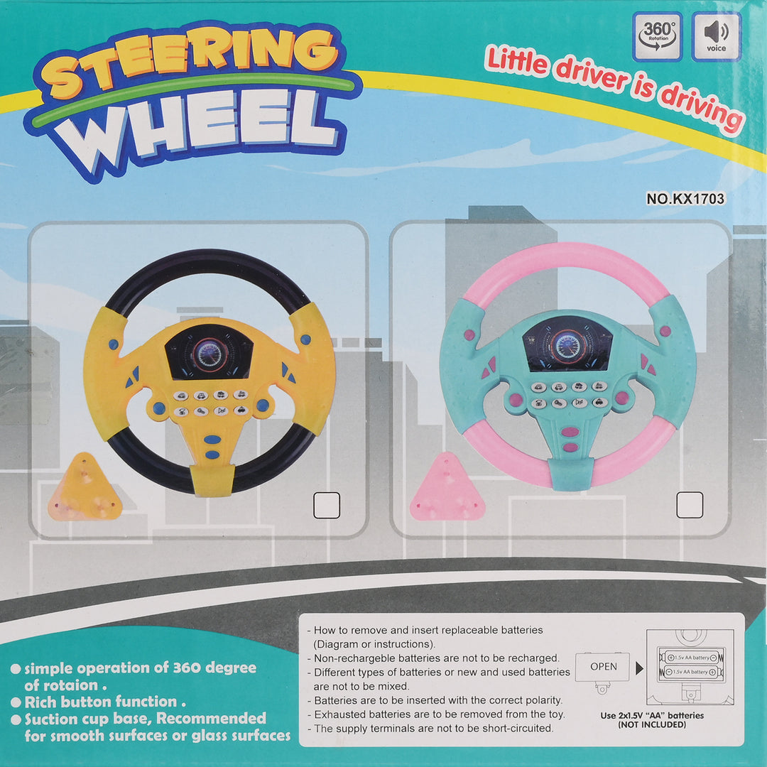 Toy Steering Wheel with Sound Effects | Interactive Driving Fun for Kids