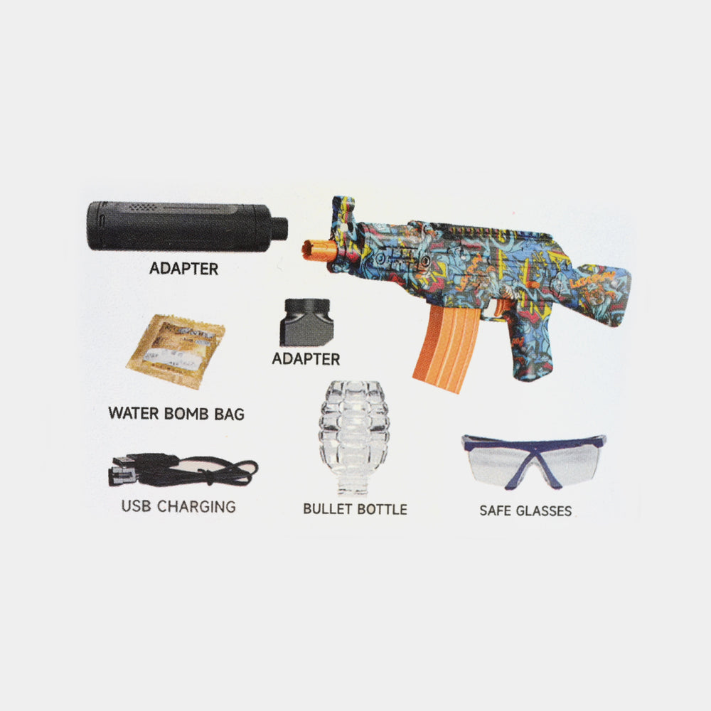 Automatic Gel Bead Blaster with Muzzle Spray