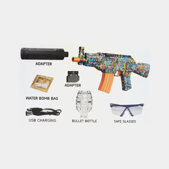 Automatic Gel Bead Blaster with Muzzle Spray