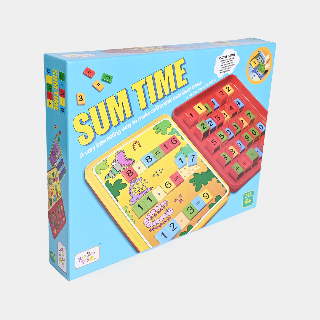 Sum Time Educational Arithmetic Puzzle Game