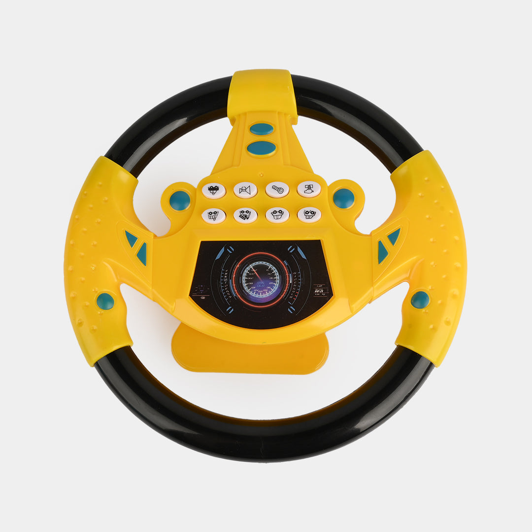 Toy Steering Wheel with Sound Effects | Interactive Driving Fun for Kids