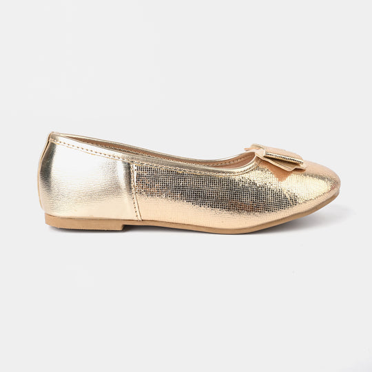 Girls Pumps 1319-Golden