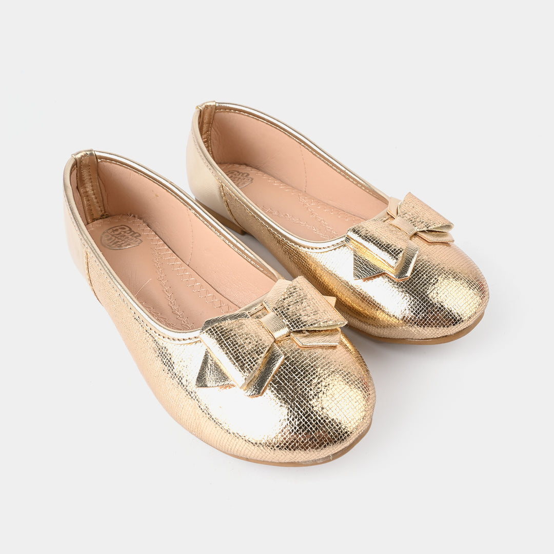 Girls Pumps 1319-Golden