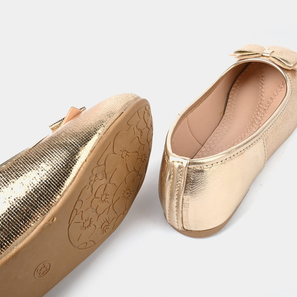 Girls Pumps 1319-Golden