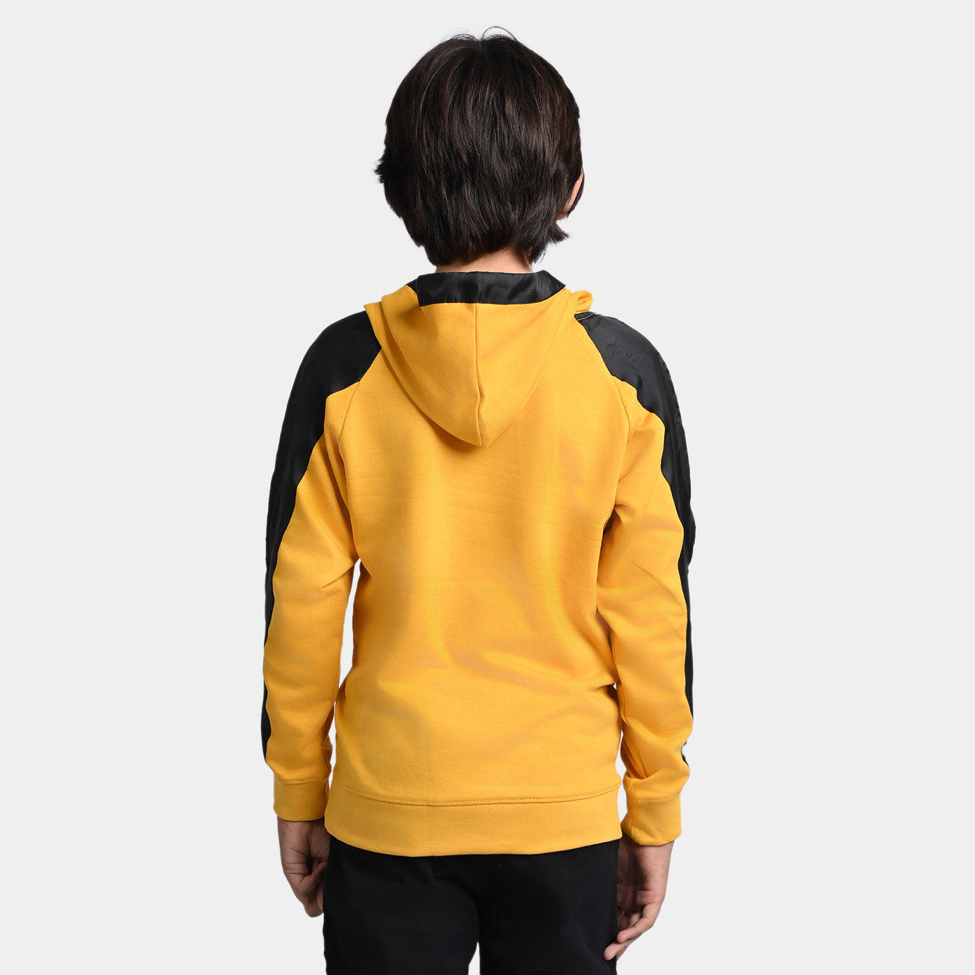 Boys Fleece Sweatshirt Color Mash-R. Yellow