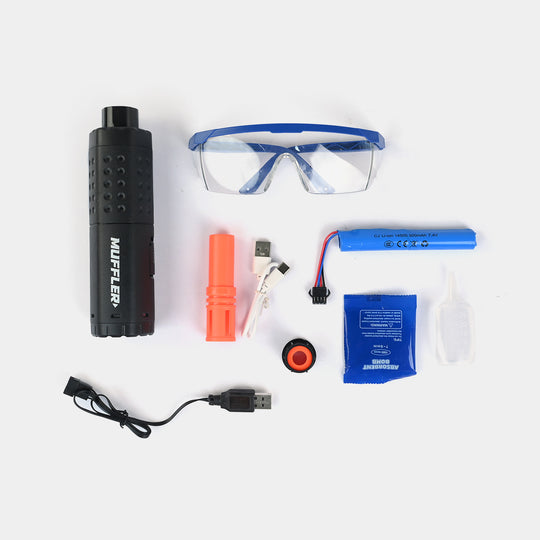 Water Bullet Blaster W/Light & Smoke Toy