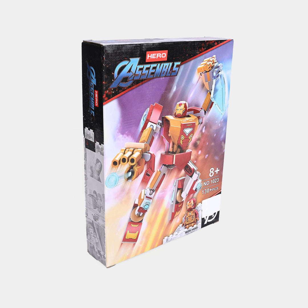 Action Figure Mech Building Blocks Set