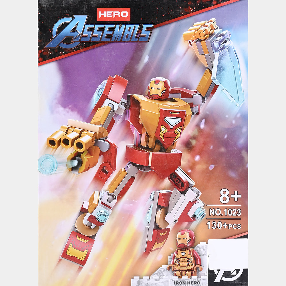 Action Figure Mech Building Blocks Set