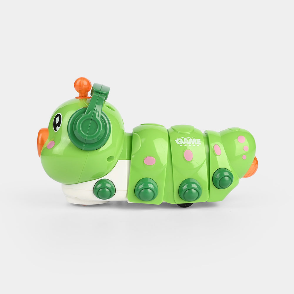 Cartoon Insect Interactive Toy with Light & Music