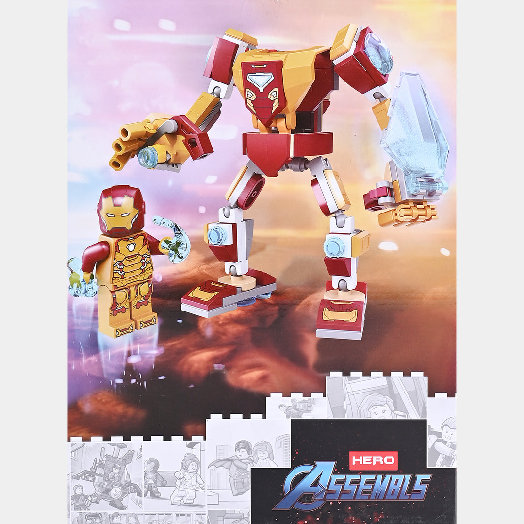 Action Figure Mech Building Blocks Set