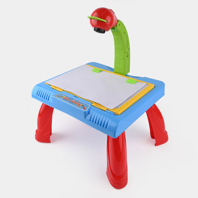 3 in1 Kid's Easel Projection Drawing Table For Kids