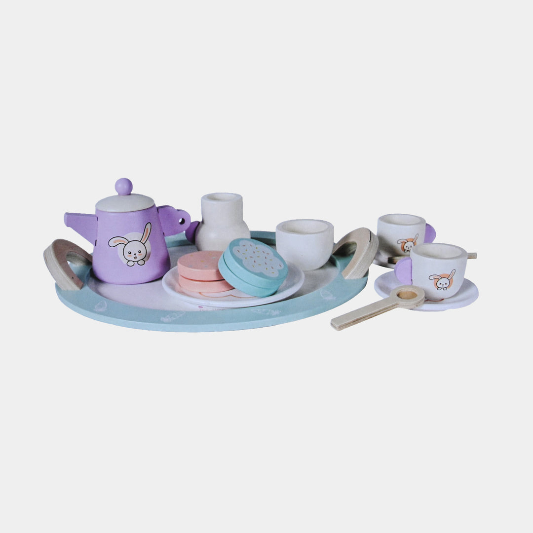 Wooden Afternoon Tea Set