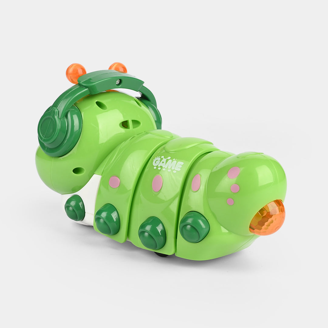 Cartoon Insect Interactive Toy with Light & Music