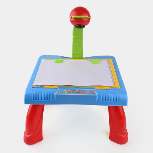 3 in1 Kid's Easel Projection Drawing Table For Kids